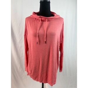 Avia Activewear Long Sleeve Cowl Neck Top Women's Size Small Pink New